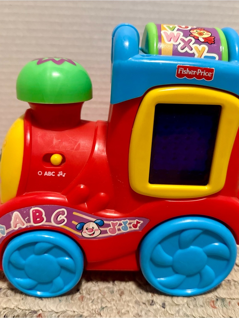 Fisher Price laugh & learn ABC Train Light Up Letter & Number music RARE-tested